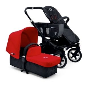Red 'Donkey' Fabric Set with Expandable Canopy